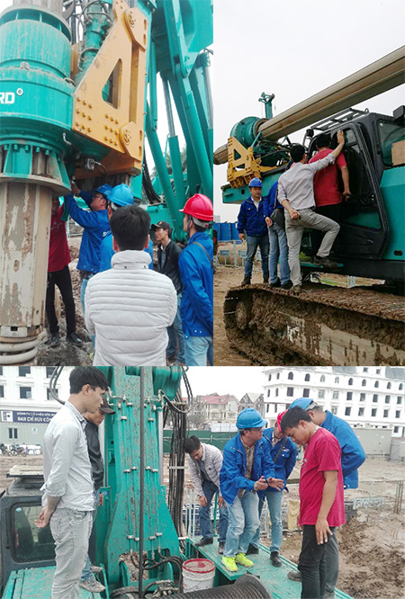 服务一线‖在越南为十台旋挖钻机做“保姆”的日子
