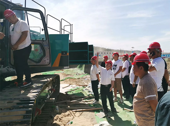 山河智能旋挖钻机助力延安红色文旅建设