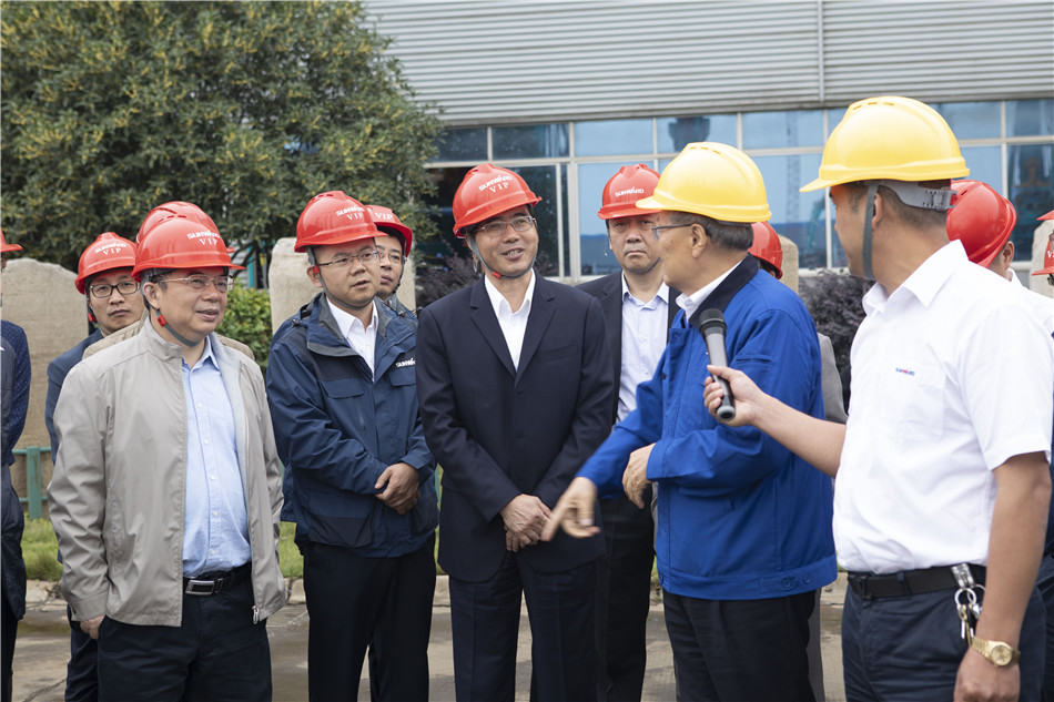 广州市国资委副主任张道泉率队考察山河智能