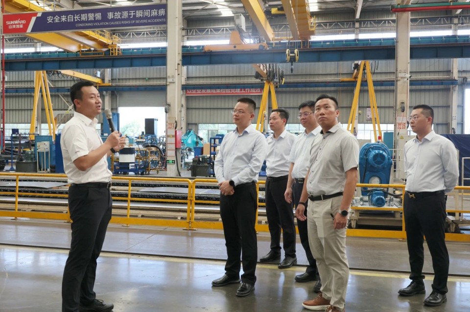 共商合作，建华控股有限公司董事长汪贵华到访山河智能