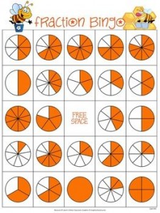 fraction bingo